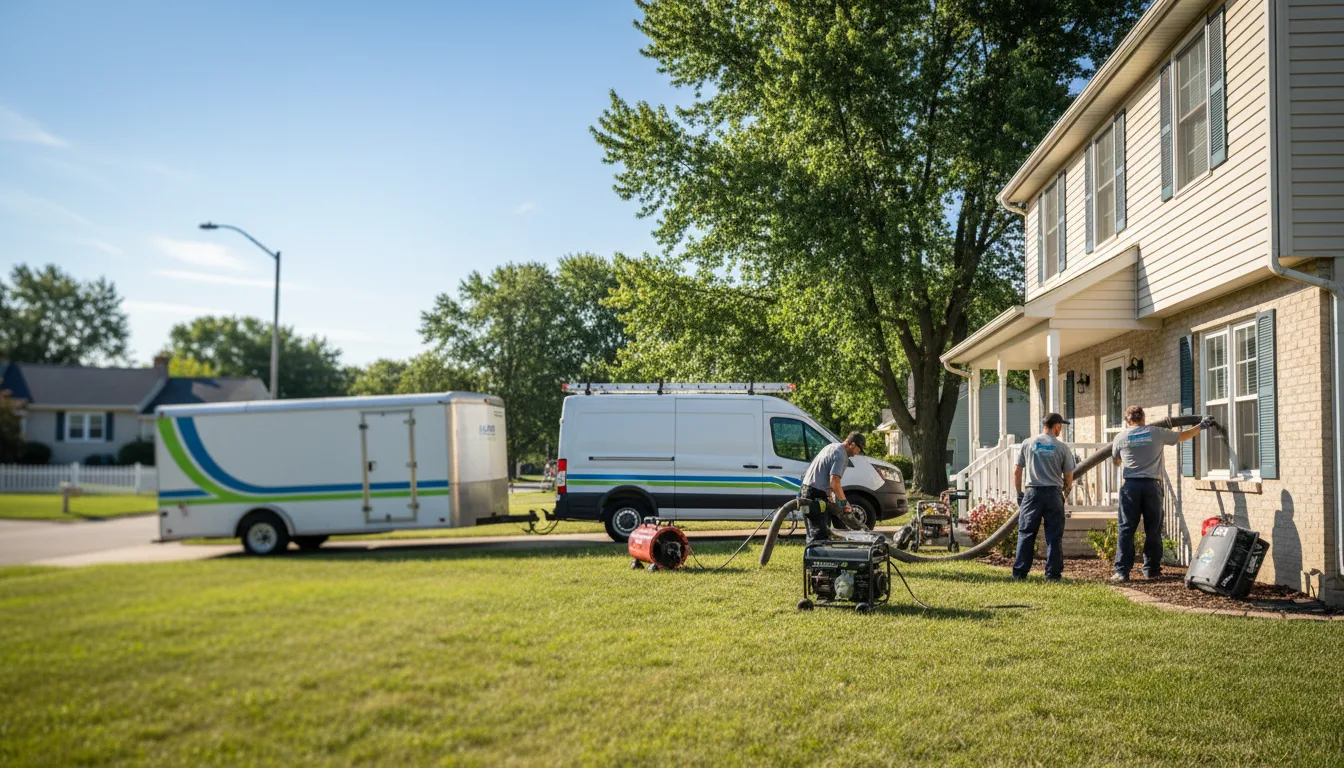 Flooded Basement Restoration And Cleanup With Repair in Poland, IN near me
